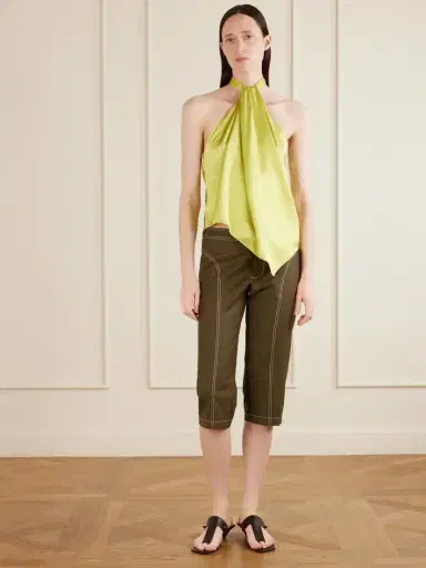 Aflalo Zuri Wool-twill Slim-fit Capri Pants | Thumbnail 2 Aflalo Zuri Wool-twill Slim-fit Capri Pants | Thumbnail 2