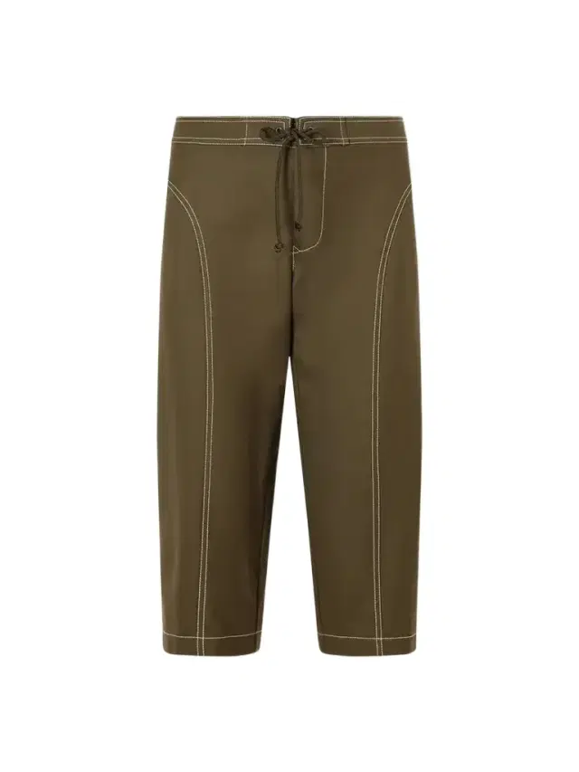 Aflalo Zuri Twill Skinny-leg Capri Pants