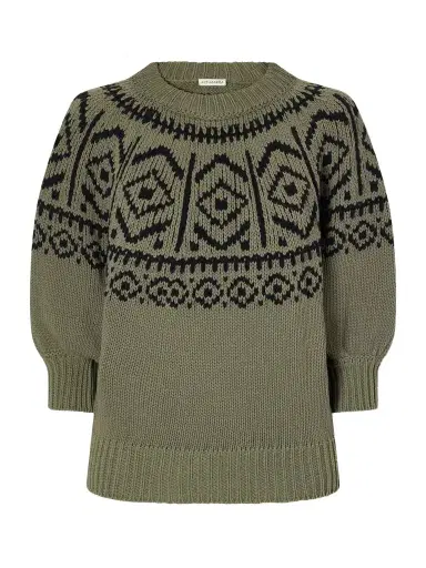 Altuzarra Howard Intarsia-knit Cotton-blend Sweater | Thumbnail 1