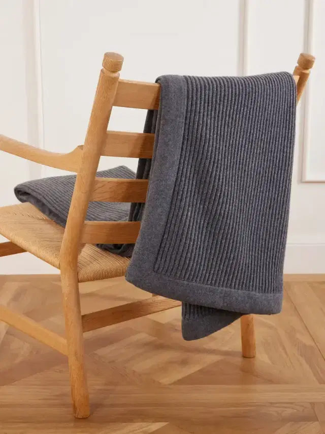 Brunello Cucinelli Ribbed-knitted Cashmere Throw