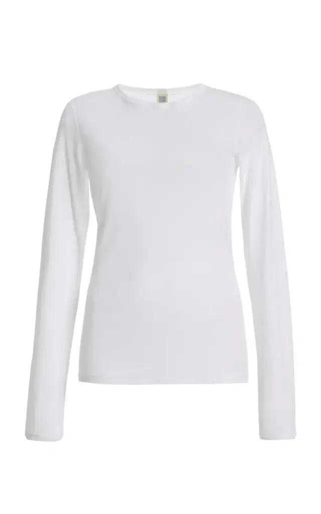 Olivia Long-Sleeved Cotton Top