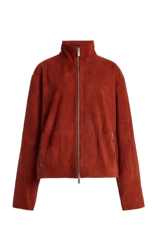 St. Agni Exclusive Suede Cocoon Jacket