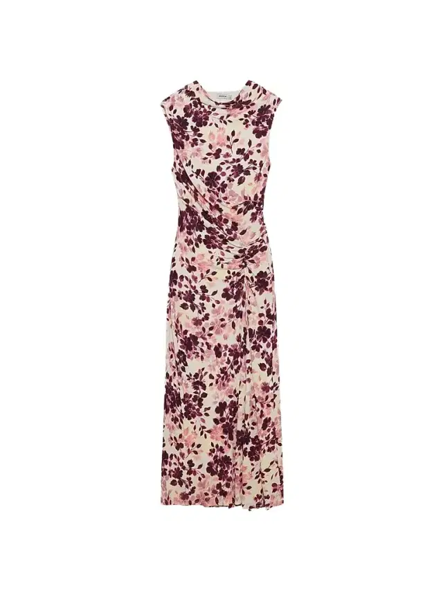 SIMKHAI Women's Acacia Floral Jersey Midi Dress - Fig Multi
