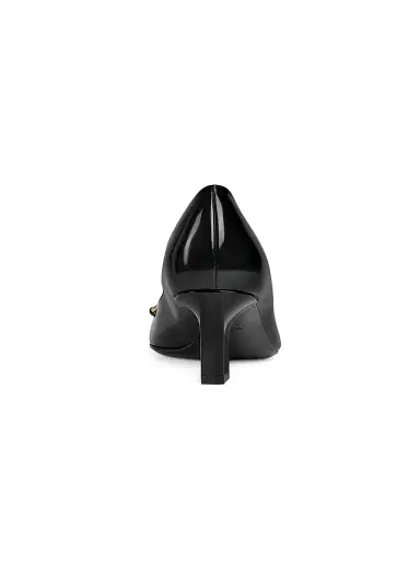 Gucci Women's Signora 50MM Patent Leather Pumps - Black - Size 10.5 | Thumbnail 3