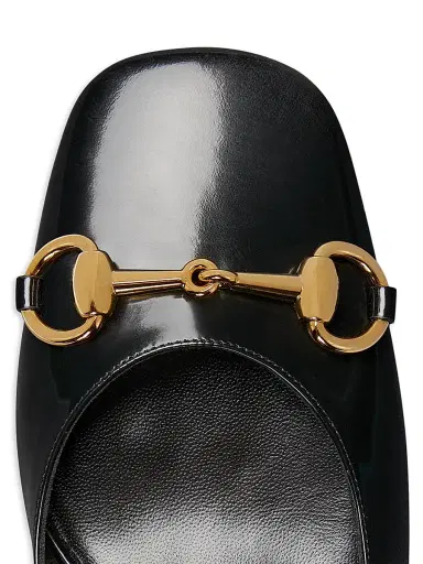 Gucci Women's Signora 50MM Patent Leather Pumps - Black - Size 10.5 | Thumbnail 5