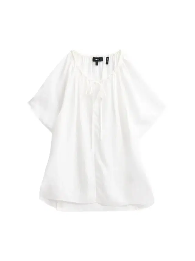 Theory Women's Draped Front-Tie Blouse -