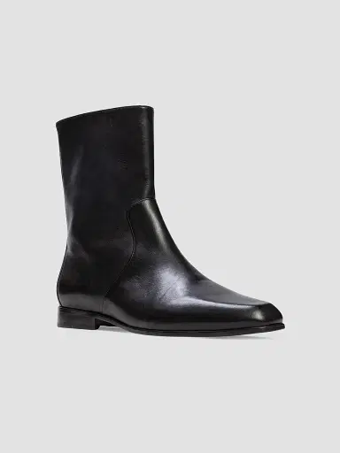 Black Suede Studio Women's Aries Leather Boots - Black Leather - Size 12 | Thumbnail 2 Black Suede Studio Women's Aries Leather Boots - Black Leather - Size 12 | Thumbnail 2