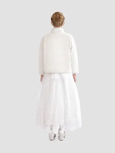 Tulleen Little Girl's Plush Asymmetrical Coat - | Thumbnail 5