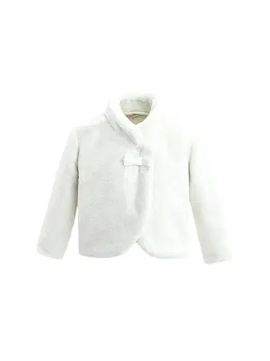 Tulleen Little Girl's Plush Asymmetrical Coat - | Thumbnail 1