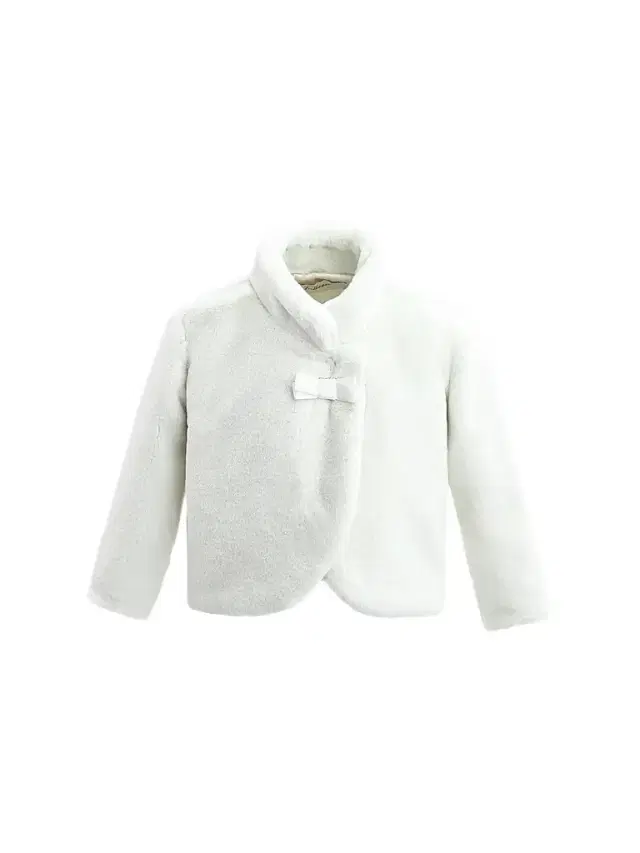 Tulleen Baby Girl's Plush Asymmetrical Coat -  24 Months
