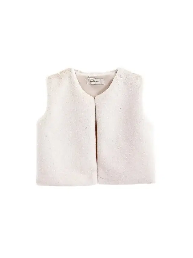 Tulleen Baby Girl's Plush Vest - Peach 24 Months