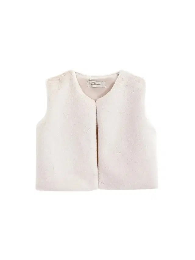 Tulleen Little Girl's & Girl's Plush Vest - Peach