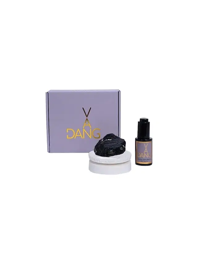Van Dang Fragrances Night Harvest Diffuser Oil & Tourmaline Crystal Meditation Set