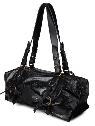 Isabel Marant Women's Tilpa Mini Leather Bowling Bag | Thumbnail 3