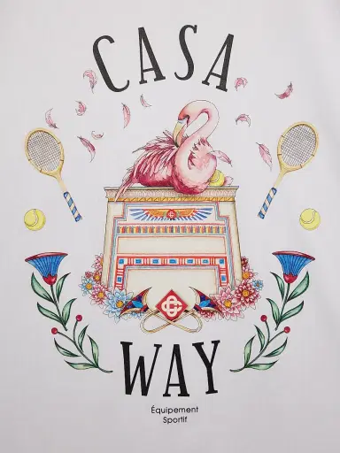 Casablanca Little Kid's & Kid's Casa Way Graphic T-Shirt - Jersey Casaway - Size 11 | Thumbnail 3 Casablanca Little Kid's & Kid's Casa Way Graphic T-Shirt - Jersey Casaway - Size 11 | Thumbnail 3