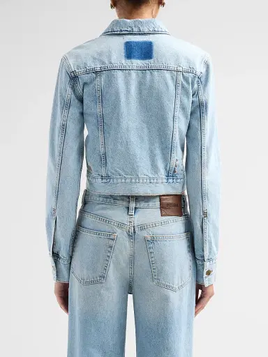 Ksubi Women's Higher Than Heaven Slim Trucker Jacket - Denim - Size XL | Thumbnail 3