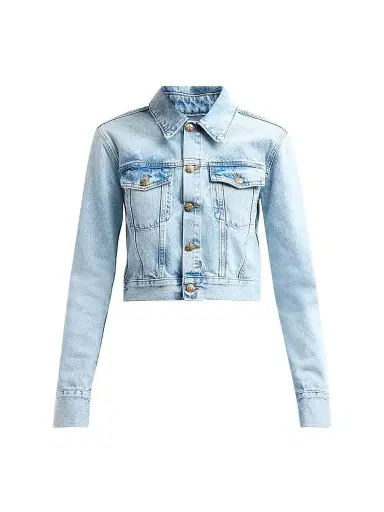 Ksubi Women's Higher Than Heaven Slim Trucker Jacket - Denim - Size XL | Thumbnail 1