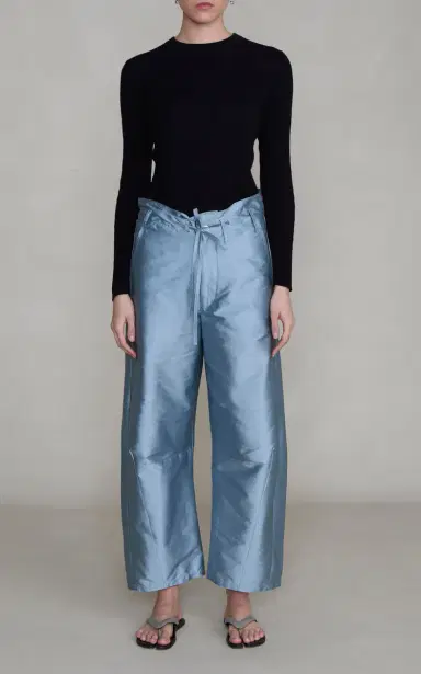 CHAN LUU Techno Taffeta Barrel Pants | Thumbnail 2