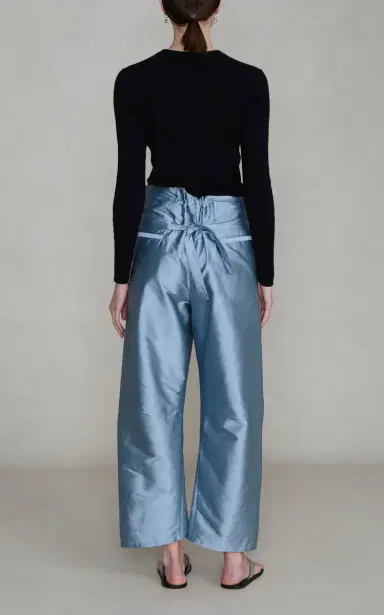CHAN LUU Techno Taffeta Barrel Pants | Thumbnail 3