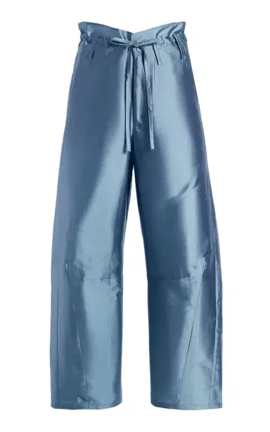 CHAN LUU Techno Taffeta Barrel Pants | Thumbnail 1