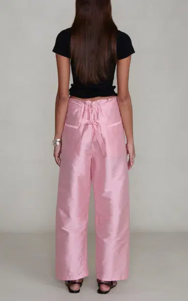 CHAN LUU Techno Taffeta Barrel Pants | Thumbnail 3
