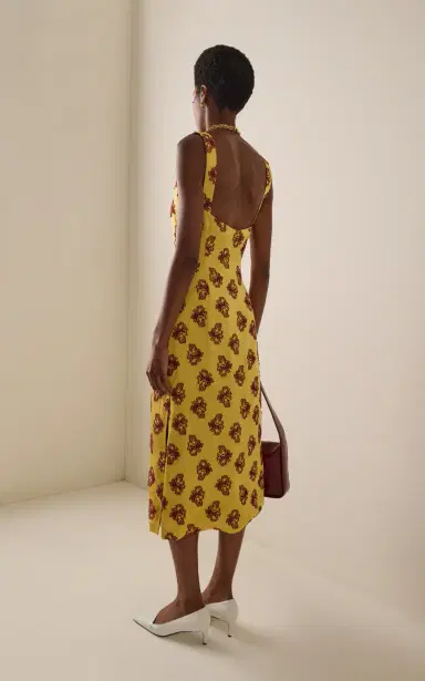 Markarian Dancing Queen Citrine Midi Dress | Thumbnail 5 Markarian Dancing Queen Citrine Midi Dress | Thumbnail 5