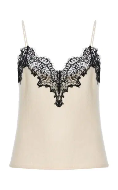 Adam Lippes Beatrix Brushed Cashmere Cami | Thumbnail 1 Adam Lippes Beatrix Brushed Cashmere Cami | Thumbnail 1