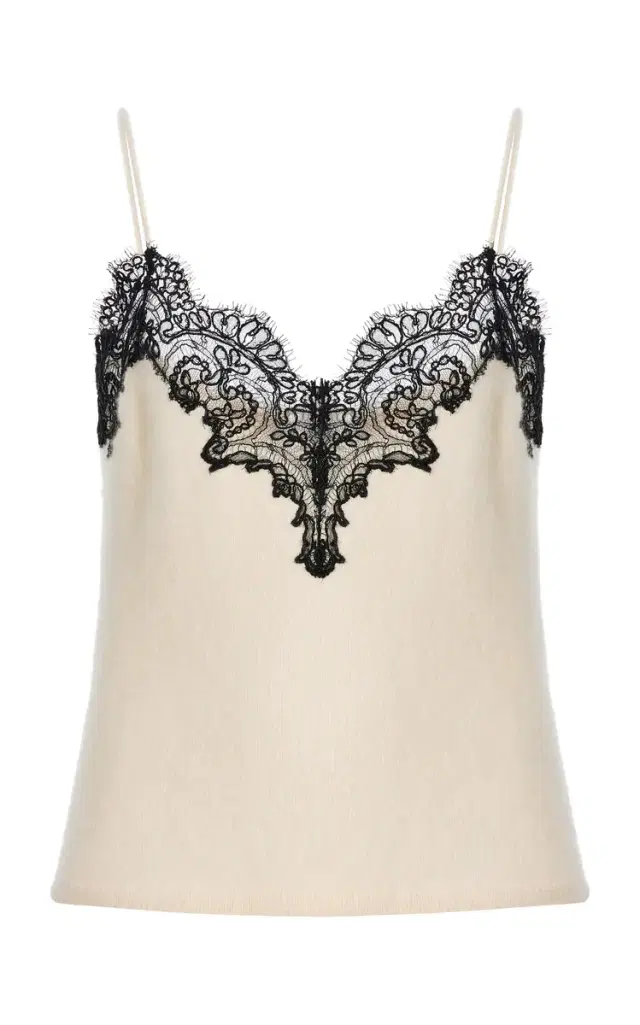 Adam Lippes Beatrix Brushed Cashmere Cami
