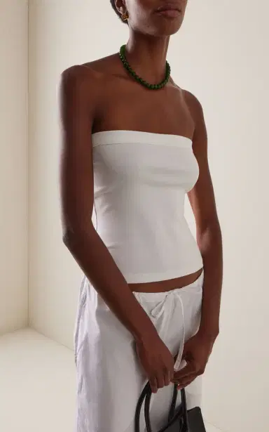 FLORE FLORE Bes Cotton Bandeau Top | Thumbnail 3