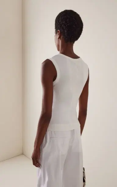 FLORE FLORE Iman Cotton Tank Top | Thumbnail 5
