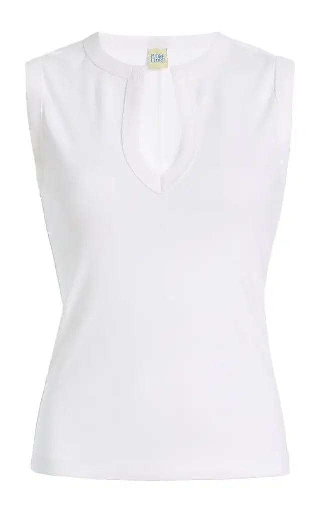 FLORE FLORE Iman Cotton Tank Top