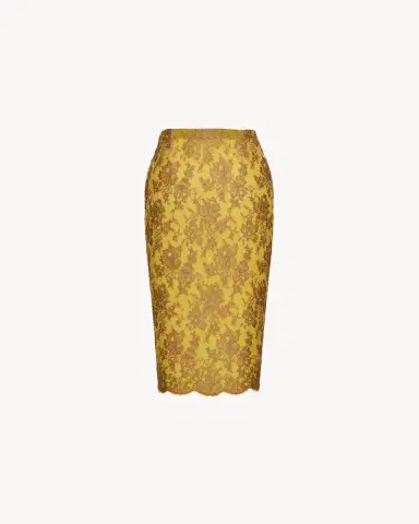 Yves Saint Laurent lace midi skirt | Thumbnail 3 Yves Saint Laurent lace midi skirt | Thumbnail 3