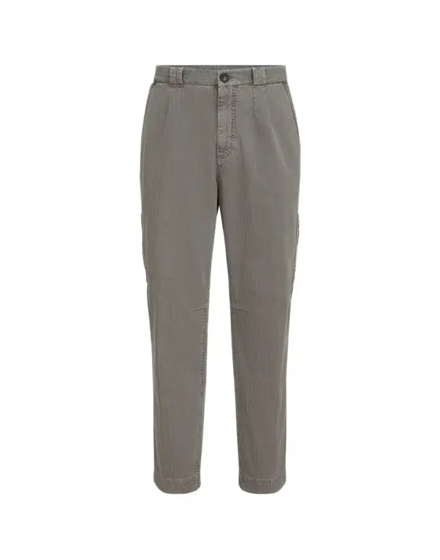 Brunello Cucinelli Cotton chevron trousers