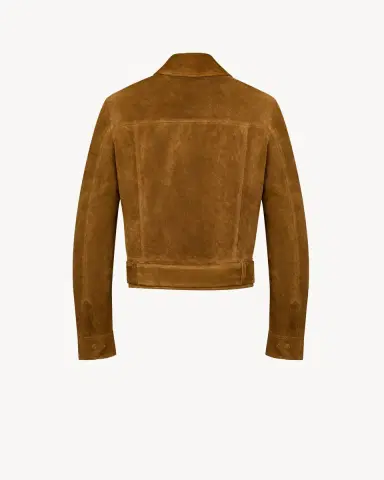 Yves Saint Laurent jacket in vintage split leather | Thumbnail 3 Yves Saint Laurent jacket in vintage split leather | Thumbnail 3