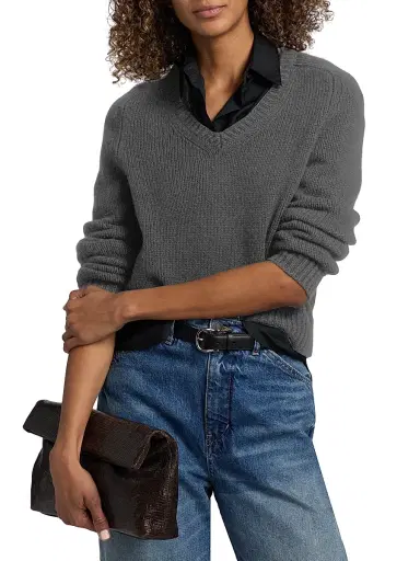 Nili Lotan Women's Vicki Cashmere-Wool Sweater | Thumbnail 3 Nili Lotan Women's Vicki Cashmere-Wool Sweater | Thumbnail 3