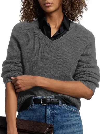 Nili Lotan Women's Vicki Cashmere-Wool Sweater | Thumbnail 6 Nili Lotan Women's Vicki Cashmere-Wool Sweater | Thumbnail 6
