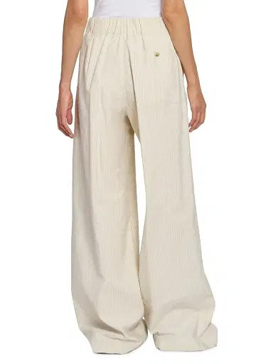Dries Van Noten Women's Pila Pleated Cotton-Blend Wide-Leg Pants | Thumbnail 5 Dries Van Noten Women's Pila Pleated Cotton-Blend Wide-Leg Pants | Thumbnail 5