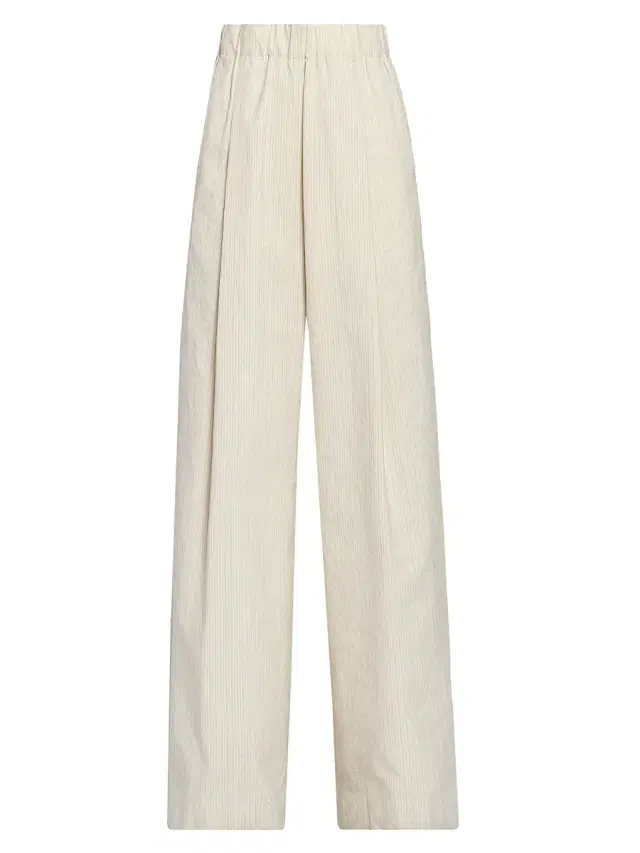 Dries Van Noten Women's Pila Pleated Cotton-Blend Wide-Leg Pants - Ecru