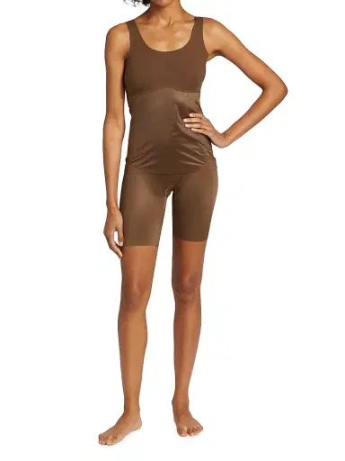 Spanx Women's Thinstincts 2.0 Shaping Tank - Chestnut Brown - Size Medium | Thumbnail 2