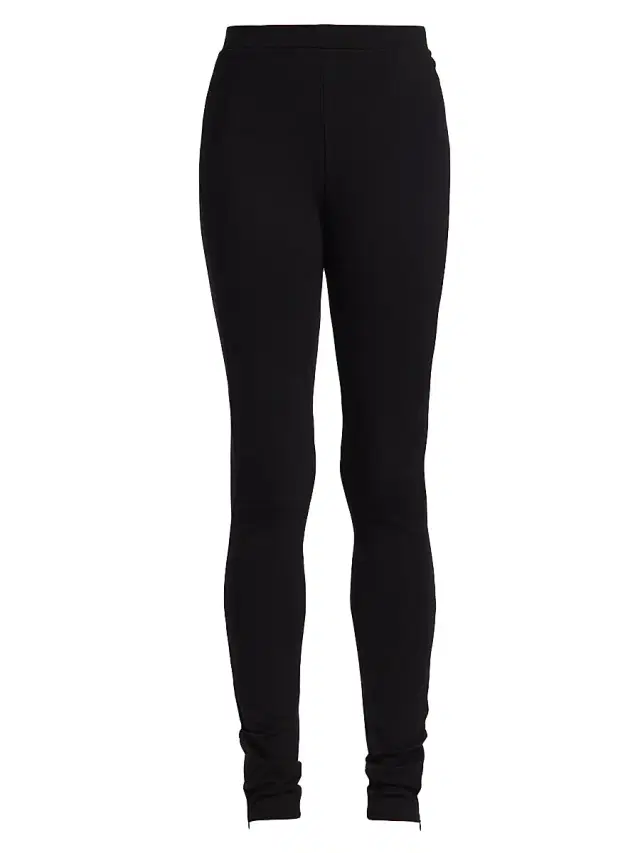 Toteme Women's Ankle Zip Leggings - Black