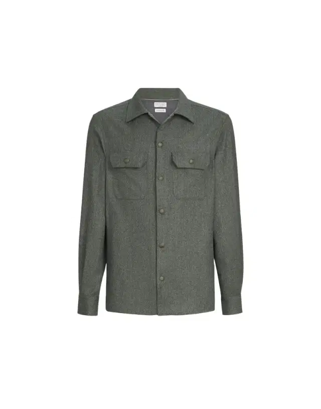 Brunello Cucinelli Overshirt with spread collar
