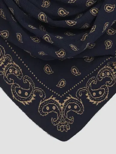 Guest In Residence Women's The Wild Rag Cotton-Silk Reversible Bandana | Thumbnail 3