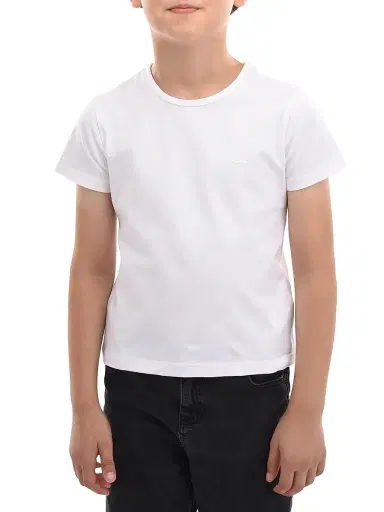 Moustache Little Boy's & Boy's Solid T-Shirt - White - Size 10 | Thumbnail 3