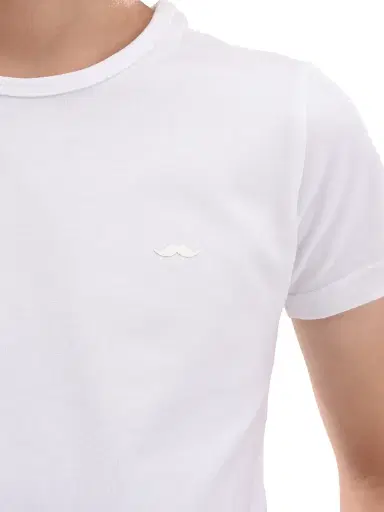 Moustache Little Boy's & Boy's Solid T-Shirt - White - Size 10 | Thumbnail 5