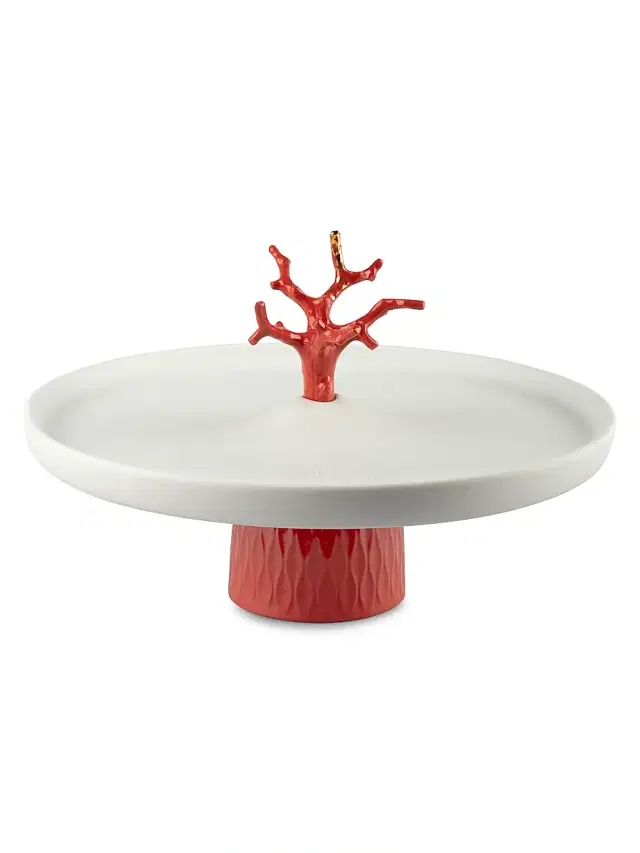 Lladro Porcelain Coral Centerpiece