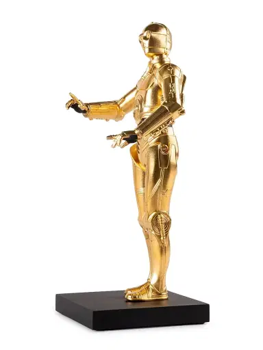 Lladro Star Wars C-3PO Porcelain Figure - Gold And Black | Thumbnail 2 Lladro Star Wars C-3PO Porcelain Figure - Gold And Black | Thumbnail 2
