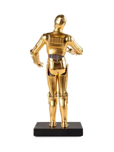 Lladro Star Wars C-3PO Porcelain Figure - Gold And Black | Thumbnail 3 Lladro Star Wars C-3PO Porcelain Figure - Gold And Black | Thumbnail 3