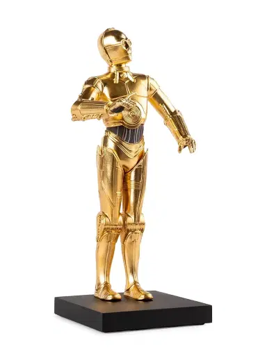 Lladro Star Wars C-3PO Porcelain Figure - Gold And Black | Thumbnail 1 Lladro Star Wars C-3PO Porcelain Figure - Gold And Black | Thumbnail 1