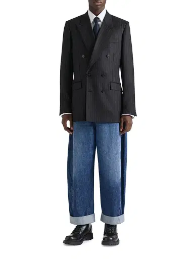 Givenchy Men's Jeans in Washed Denim | Thumbnail 5