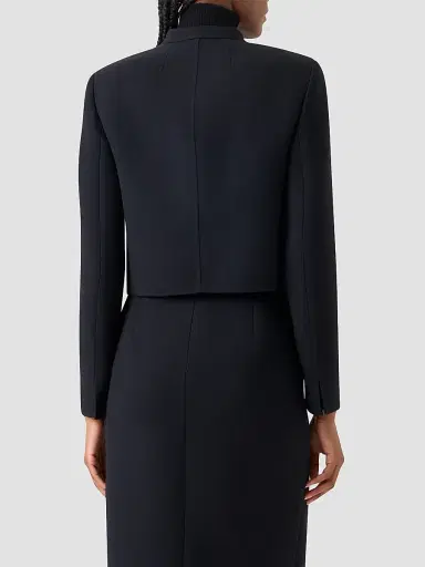 Akris Women's Kadet Virgin Wool Crop Jacket | Thumbnail 3 Akris Women's Kadet Virgin Wool Crop Jacket | Thumbnail 3